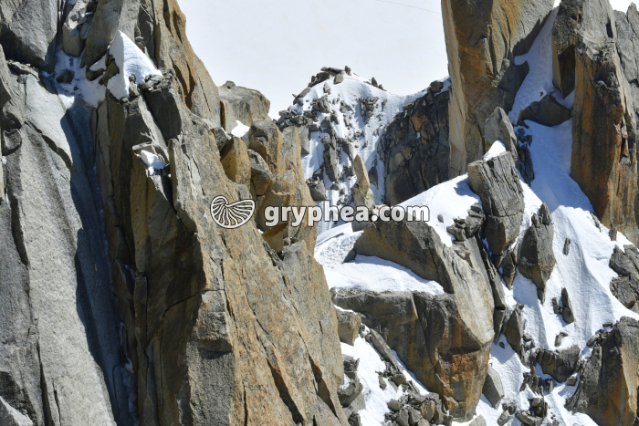Falaises de Granite - Aiguille du Midi (Massif du Mont-Blanc) - gryphea.org